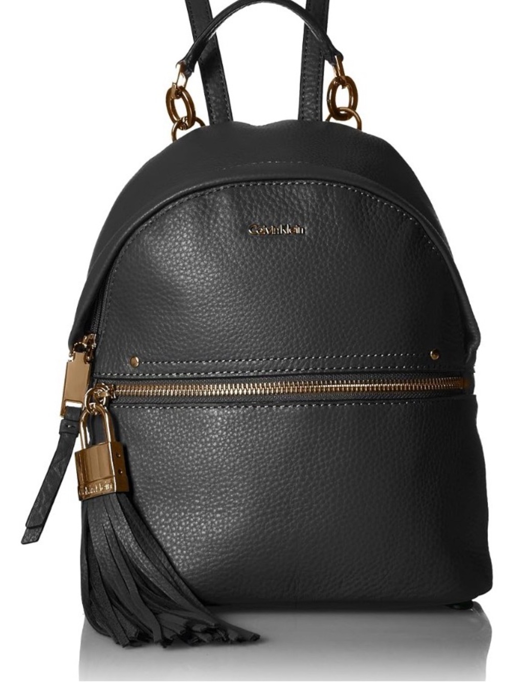 Calvin Klein Real Pebble leather backpack